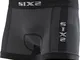 SIX2 Black Boxer Carbon Underwear con fondello XXL Unisex Adulto