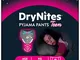 Drynites Mutandine Assorbenti per la Notte per Bambina, 27 - 57 kg, Confezione da 9 Pezzi