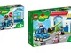 Steinchenwelt Lego Duplo Town 10900 - Set di 2 ruote della polizia + stazione di polizia 1...