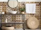 RE-COVERTILES - Adesivi per Piastrelle Bagno e Cucina 24 Pz 10x10 cm - PS00146 Decorazione...