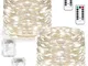 2 Pezzi Stringa Luci LED a Batteria, Catena Luminosa 10m 100LED con Filo Rame Ghirlanda Im...