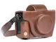 MegaGear Canon PowerShot G5 X Ever Ready Custodia in ecopelle per Fotocamera con Tracolla...