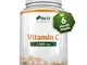 Vitamina C 1000mg Pura Alto Dosaggio - 180 Compresse Vegane - 6 Mesi di Fornitura - Acido...