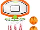 LIOOBO 5pcs / Set canestro da Basket per Bambini Set da Appendere a Parete da Basket per B...