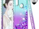 LeYi Custodia Huawei P Smart 2019 Glitter Cover con Vetro Temperato [2 Pack],Brillantini D...