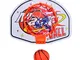 NUOBESTY Set di canestro da Basket per Bambini Giochi Sportivi al Coperto Set di Pallacane...