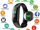 PAWACA Schermo a Colori Fitness Tracker, Activity Tracker con frequenza cardiaca/Sleep Mon...