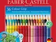 Faber-Castell 112442 - Matita colorata Colour Grip, astuccio in cartone da 36 pezzi