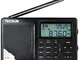 Tecsun PL-606 Radio digitale PLL Portatile AM/FM LW/MW/SW con la DSP e sveglia