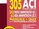 305 ACI (Automobile Club d'Italia). 242 profilo amministrativo cat. C, 63 area amministrat...