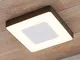 Plafoniere LED 'Sora' (Moderno) colore Grigio, in Alluminio (1 luce, A+, lampadina inclusa...