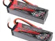 Batteria RC GOLDBAT 2S Lipo 50C 5200mAh 7.4V Batteria Lipo Rc Custodia rigida con Deans T-...