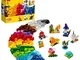 LEGO Classic Mattoncini Trasparenti Creativi, con Animali (Leone, Uccello e Tartaruga), Gi...