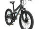 BIKESTAR MTB Mountain Bike Sospensione Completa per Bambini 6 Anni | Bicicletta 20 Pollici...