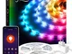 Smart Striscia Led 5M RGB, Gosund Intelligente Retroilluminazione WiFi Luci Led con APP Co...