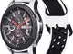 YPSNH Compatibile per Samsung Galaxy Watch 46mm Cinturino in Silicone Morbido Bicolore 22m...
