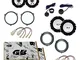 Kit 6 Casse Compatibile con Fiat Panda dal 2003 al 2012 Qualità Con Adattatori E Supporti...