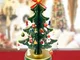 TrAdE Shop Traesio Carillon Natalizio Albero di Natale Legno con ADDOBBI 29CM Decorazioni...