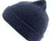 REALLY NICE CASHMERE Eco Berretto in cashmere, Plain Rip Beanie Unisex, berretto invernale...