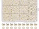 Zhenle 1320 Perle per Bigiotteria Beige Bianco Perle Finte Rotonde Perle Bianche per la Cr...