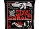 Ernie Ball, Skinny Top Heavy Bottom Slinky Cobalt, Corde per chitarra elettrica, diametro...