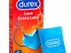 Preservativi Durex Love Extra Lube in Lattice con Forma Easy On - 6 Profilattici