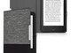 kwmobile Cover Compatibile con Tolino Shine 2 HD - Custodia a Libro in Tela e Pelle PU - F...