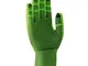 Uvex Guanti glove C500 dry Unisex 7,Verde