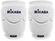 Mikasa Mt9 Kinpy Coppia Ginocchiere Volley Pallavolo Professionale Bianco (SENIOR)