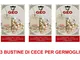 OFFERTA 3 CONFEZIONI SEMI BIO DI CECE PER GERMOGLI 90GR SEMENZAIO SEMENTI