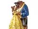 Disney Traditions Bella e la Bestia, Resina, Multicolore, 8x8x10 cm