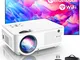 Bomaker Videoproiettore, 7000 Full HD 1080P e 300", supporto 800P Nativo, proiettore per h...