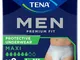 Tena Men Premium Fit - Intimo protettivo da uomo, livello 4, taglia L (12 confezioni da 8)