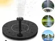 Solare Fontana Pompa, Fontana Solare, Solar Fountain, 1.4W Solare Pompe Laghetto Acqua con...