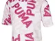 PUMA - Maglietta da Bambina Modern Sports AOP Tee G, Bambina, Maglietta, 581430-52_L, Bian...