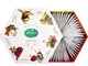 ACORUS Set di tè alla frutta al gusto estivo – Set da regalo, cestino di tè naturale assor...