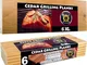6 Piastre XL LUNGHEZZA INTERA in legno di cedro per griglia - confezione da 6