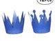LUOEM 12pcs glitter compleanno cappelli corona cappelli festa principessa principe corone...