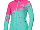 BIDI BADU Liza Tech Jacket – Pink/Green (FS18)