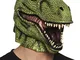 Boland- Maschera Dinosauro T-Rex in Lattice Adulti, Verde, taglia unica, 00156