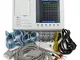 Elettrocardiografo a colori LCD da 7 pollici Macchina digitale portatile ECG Macchina ECG...