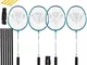 Carlton Tournament Badminton Set (varie opzioni) (MaxiBlade 4 Player Set, incl. post, reti...
