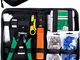 SGILE Strumenti Kit di Rete Professionali, Pinza Crimpatrice rj45, Manutenzione del Comput...