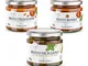 CAMPO D'ORO Set 3 Pezzi PESTO 180gr. CON PECORINO DOP, TRAPANESE CON MANDORLE DI AVOLA, RO...