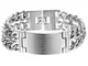 OIDEA Bracciale Braccialetto Uomo Bracciale in Acciaio Inox Croce Bibbia Inglese Regalo pe...