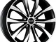 RUOTE CERCHI IN LEGA AUTO MAK CERCHIONE WOLF BLACK MIRROR 17" 5x114,3 DA 17 POLLICI