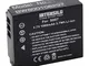 Batteria INTENSILO Li-Ion per Fotocamera Videocamera Video PANASONIC Lumix DMC-TZ1, DMC-TZ...