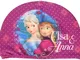 Frozen Disney Cuffia Bambina in Tessuto Elasticizzato Piscina Mare Elsa e Anna Prodotto Or...