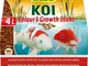 Tetra Pond Koi Sticks Colour & Growth - Mangime per tutti i Koi, favorisce una crescita sa...