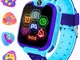 Smartwatch Telefono per bambini, Musica di Gioco Orologio intelligente con Conversazione B...